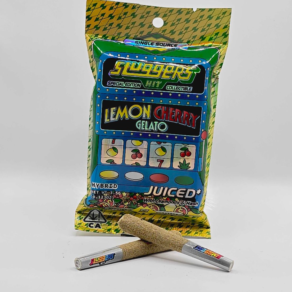 Sluggers - Infused Preroll - Lemon Cherry Gelato - 5ct