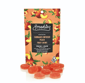 Smokiez Fruit Chews Sweet Peach 100mg