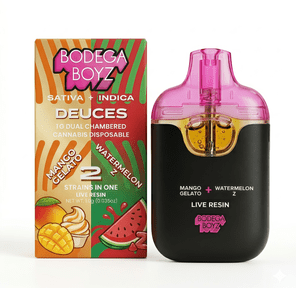 Bodega Boyz | AIO Vape | 1g | Dual | Live Resin | Mango Gelato (S) x Watermelon Zkittlez (I