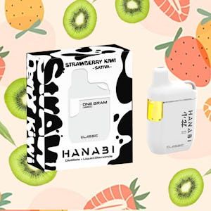 Hanabi - Strawberry Kiwi - Classic Disposable Vape - 1g