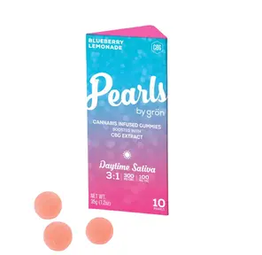 Pearls Gummies Blueberry Lemonade 3:1 CBG / THC