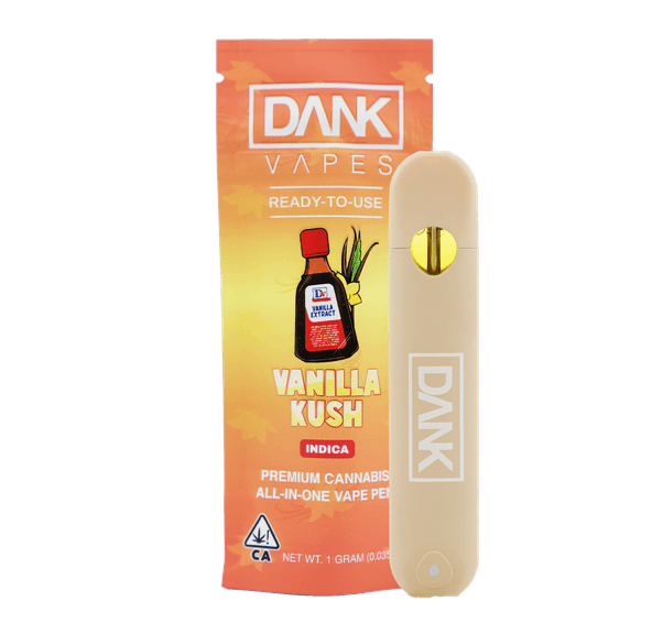 Dank | AIO Vape | 1g | Distillate | Vanilla Kush