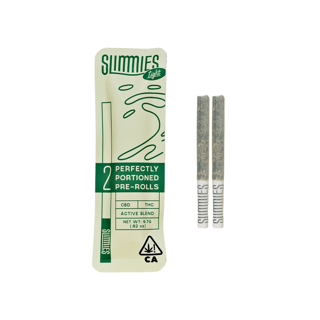 Slimmies | Prerolls | 2 x .35g | CBD/THC | Light | Apple Fritters