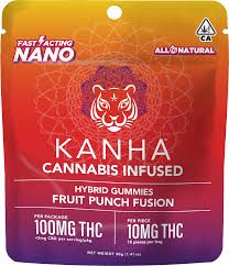 Kanha- NANO Fruit Punch Fusion Gummies 100mg (H)
