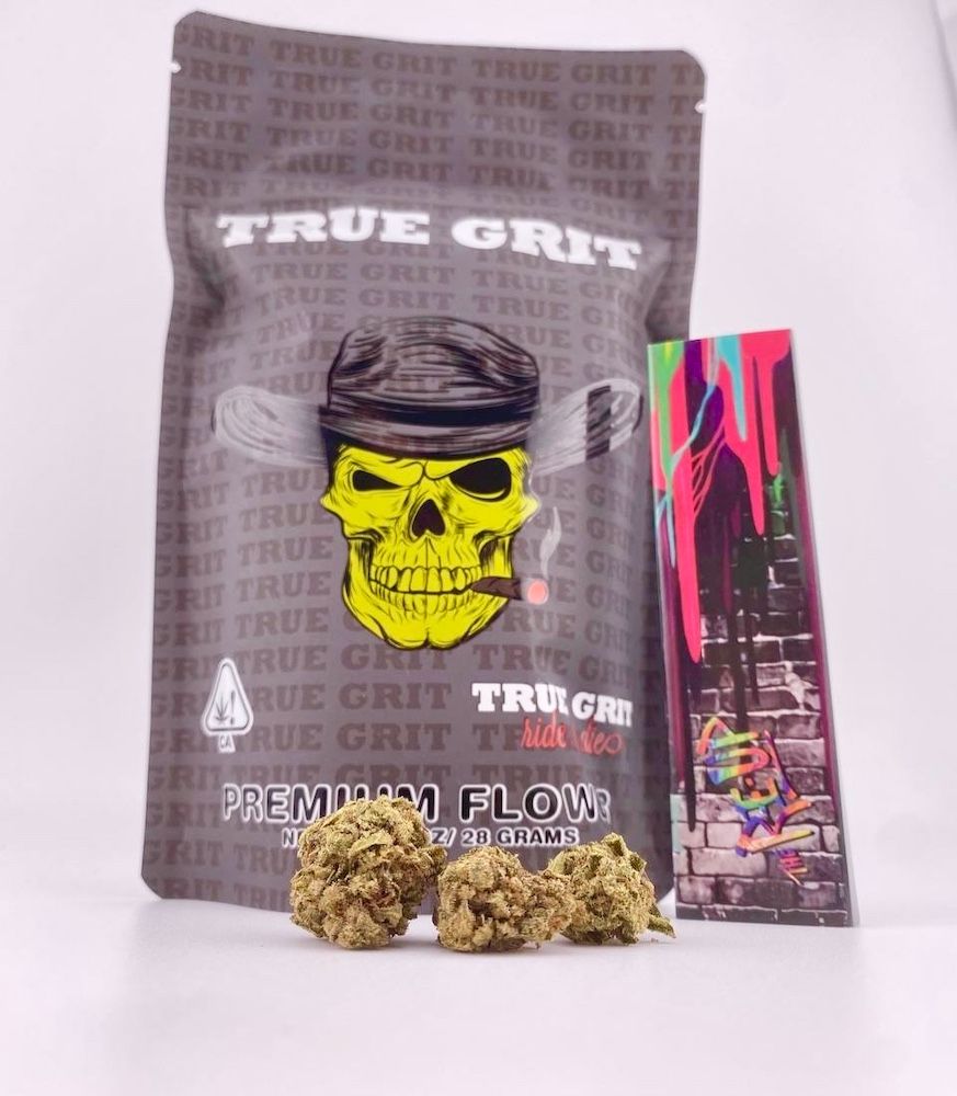 PRE-ORDER ONLY *Deal! $89 1 oz. Amnesia Haze (28.20%/Sativa) - True Grit + Rolling Papers