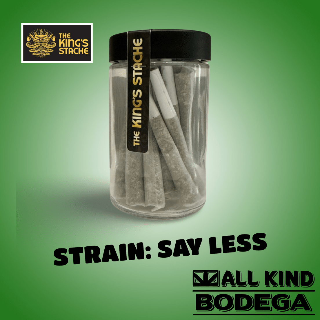 Say Less .5g Preroll 20 Pack (Total Weight 10g) (@Thekingsstache)