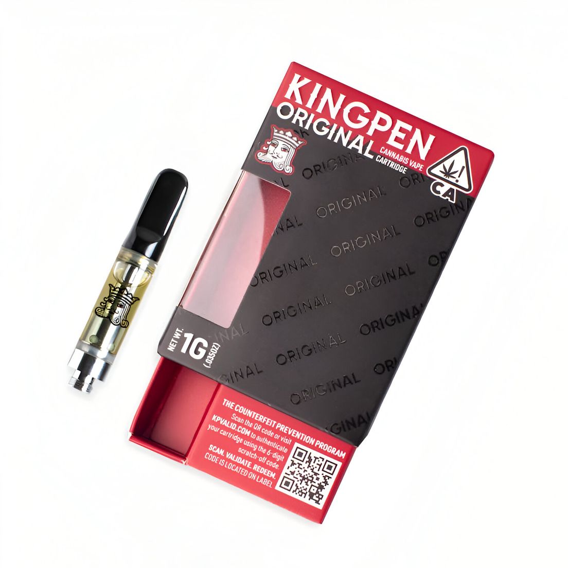 Kingpen | Vape Cart | 1g | Distillate | Fire OG