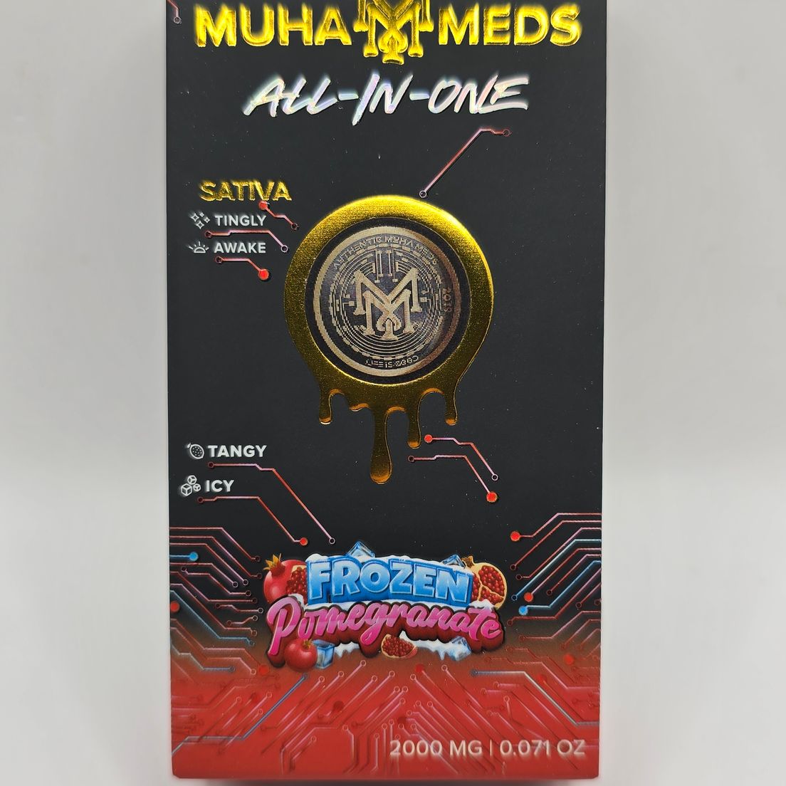Muha Meds - Disposable - Frozen Pomegrante - 2G at Goodies | Sweede