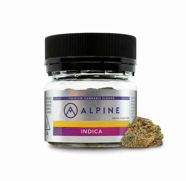 B. Alpine 3.5g Flower - 9/10 - Kush Mints (32% THC)