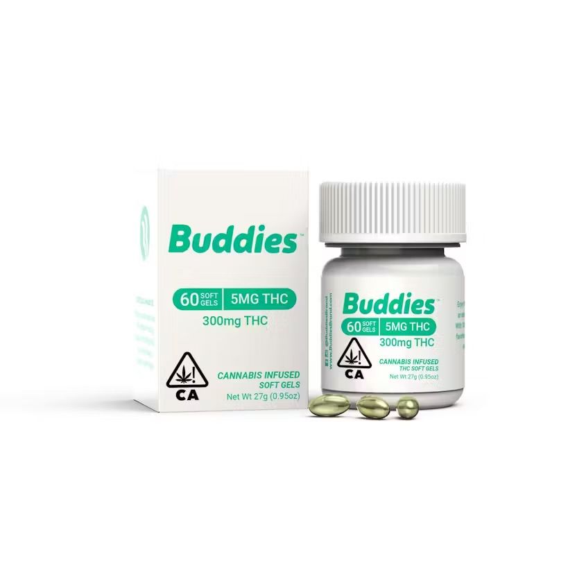 Buddies - 5mg Capsules - 60pc - 300mg