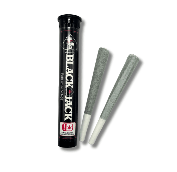 PABLO'S REVENGE - BLACK JACK PREROLLS HYBRID