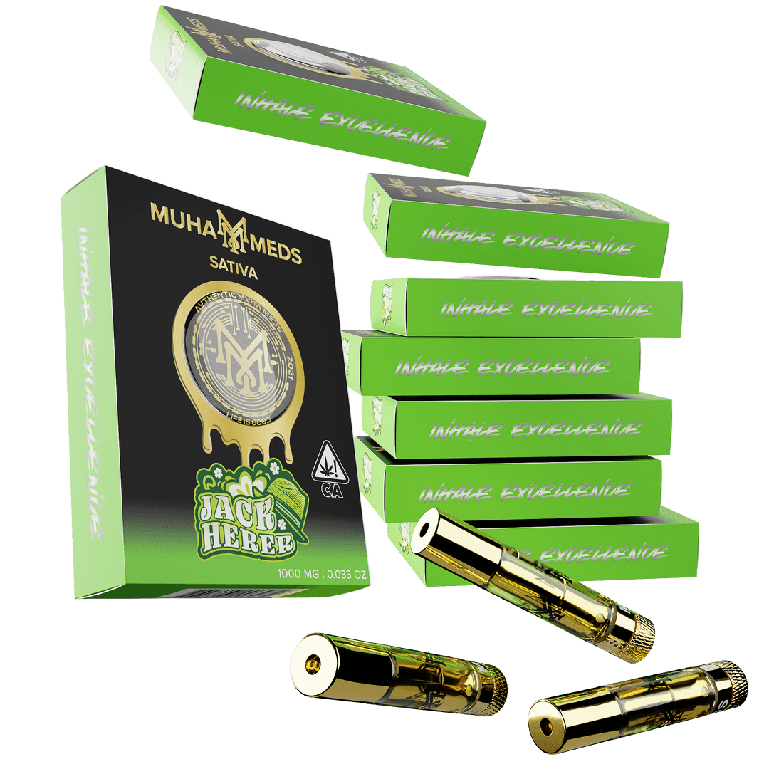 PRE-ORDER ONLY 1g Jack Herer Vape Cartridge - Muha Meds