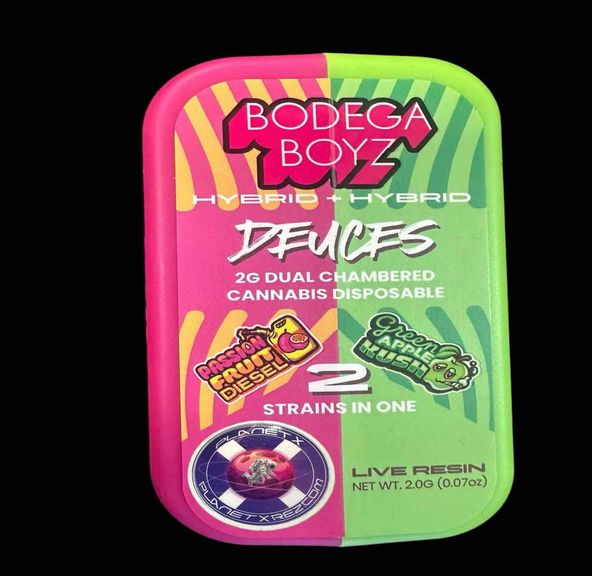 Bodega Boyz 2G Deuces - PassionFruit Diesel x Green Apple Kush