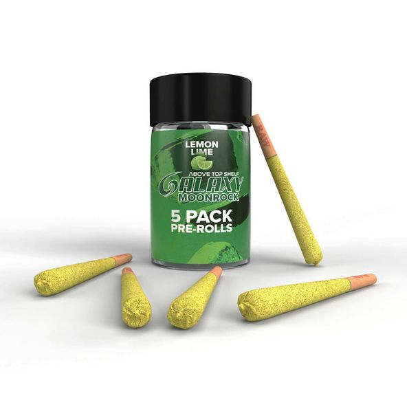 Galaxy Moonrock - Lemon Lime 5pk Infused Prerolls 3.5g