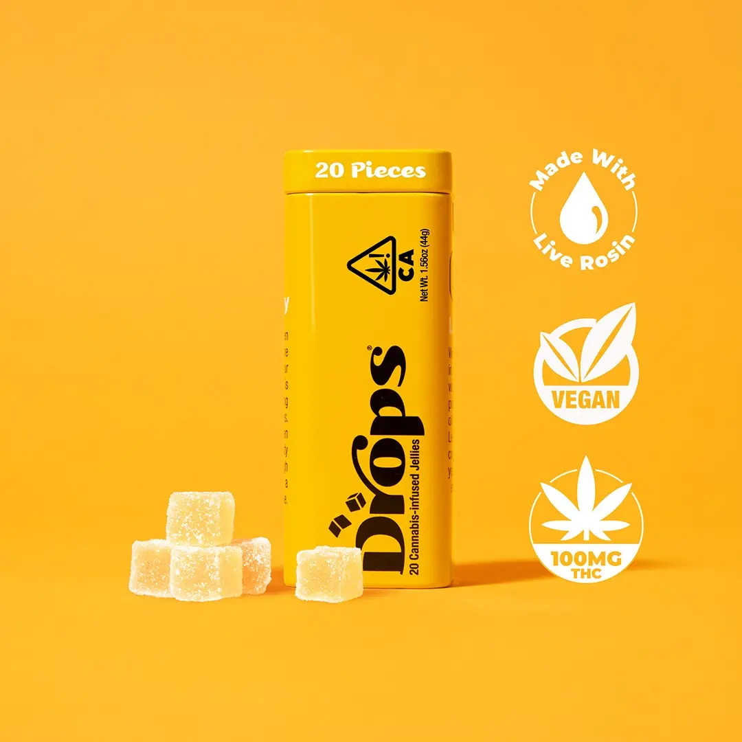 Drops 20pk Lemon Gummies 100mg