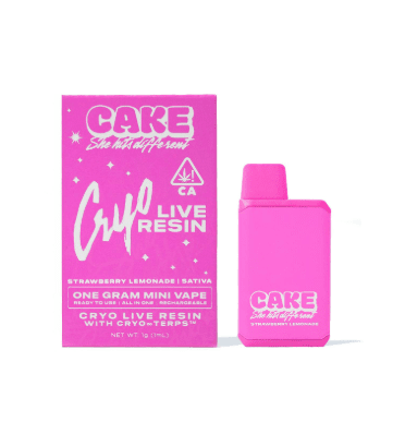 Cake - Strawberry Lemonade - Cryo Live Resin Mini Vape 1g