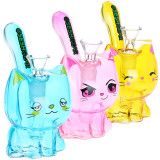 BCWP SeshGear-kitty-cat-Glass-water-pipe 5.5