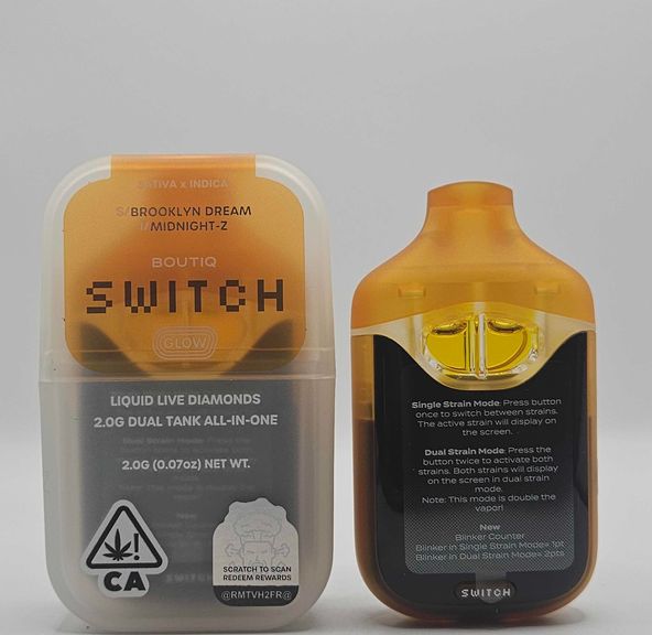 Boutiq Switch / Glow - Disposable - Brooklyn Dream x Midnight-Z - 2G