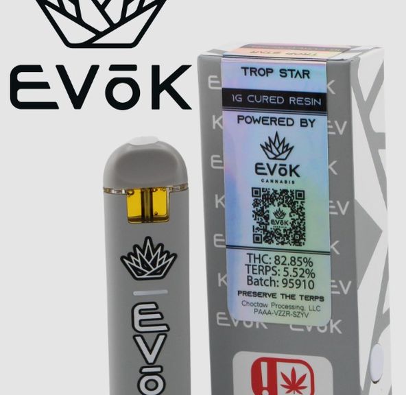 Evok 1g Cured Resin Disposable Cart - Trop Star