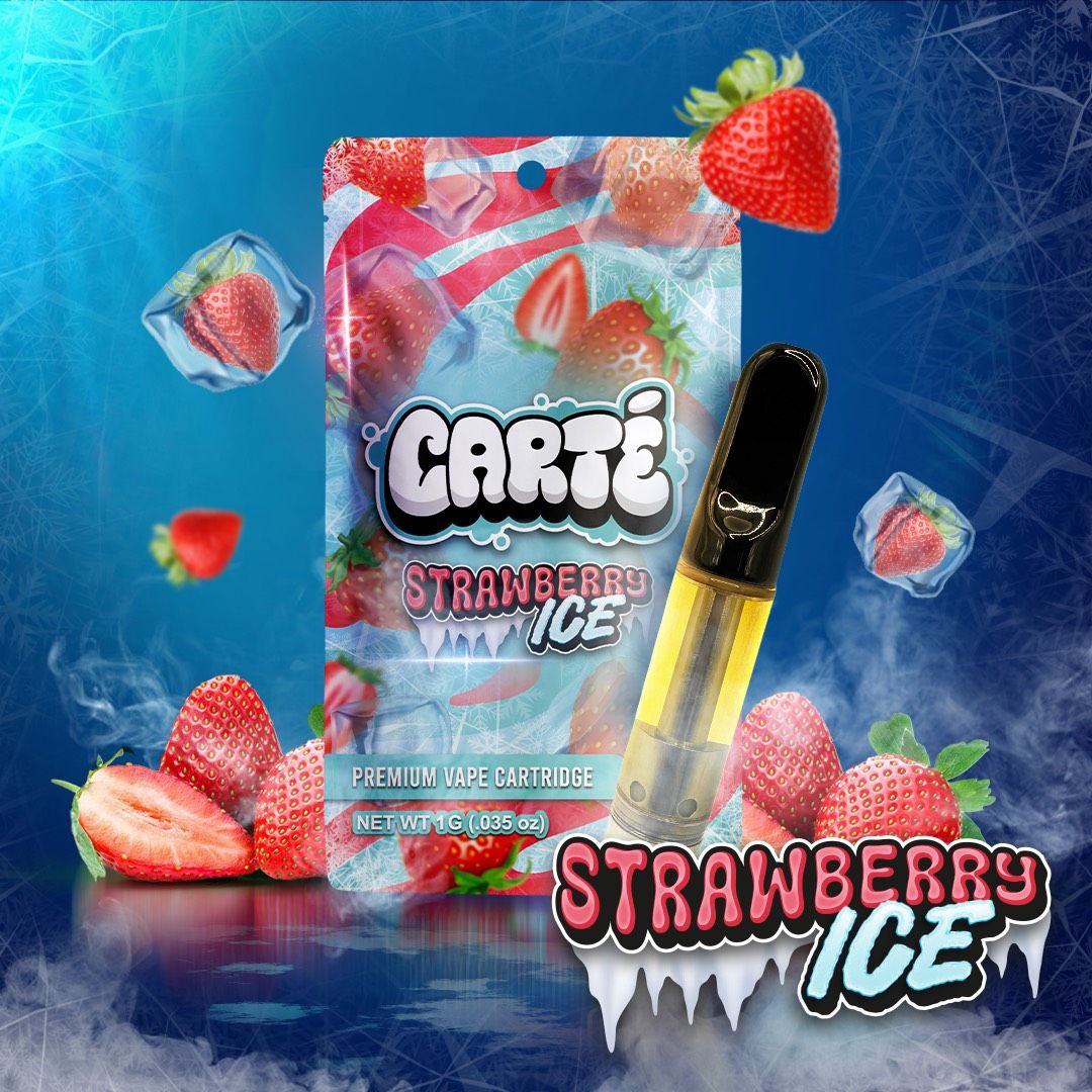 .⠀⠀CARTÉ 1g Strawberry Ice Cartridge