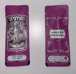Evie’s Infused 0.7g Indica & Kief $7