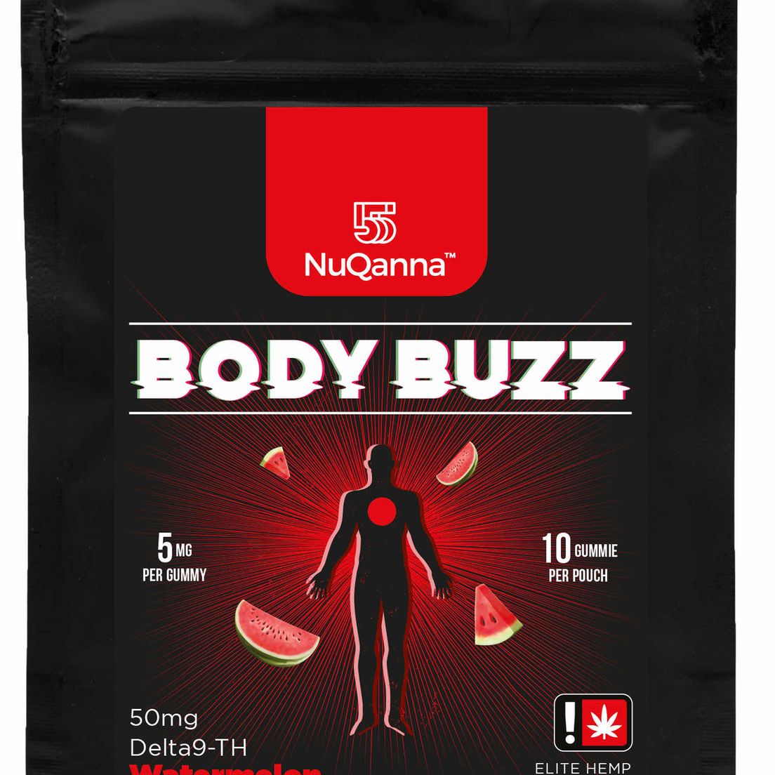 Body Buzz: Full Spectrum: 50mg : Watermelon