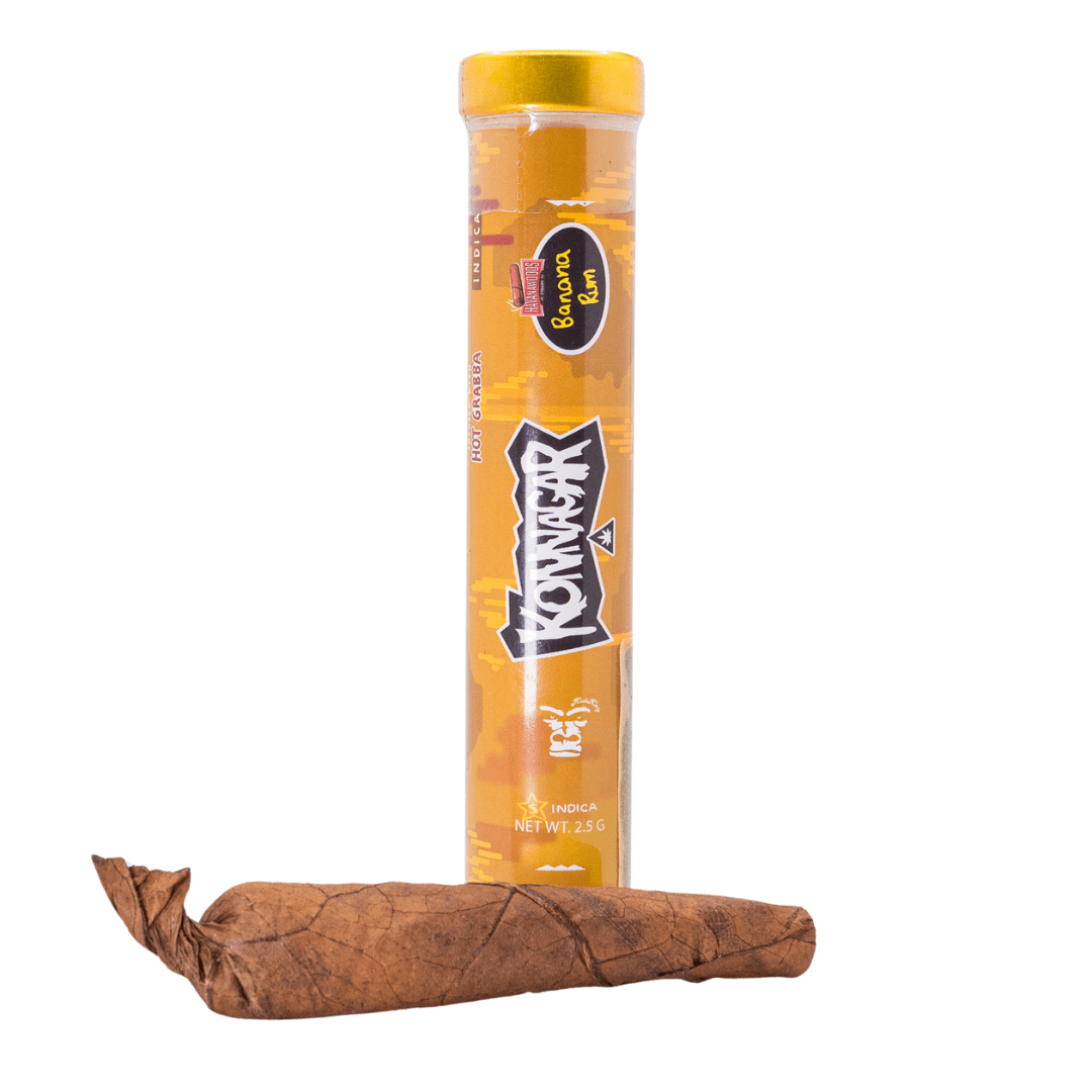 2.5G Banana Rum - Grabba Infused Konnagar Blunt by Kush Kong