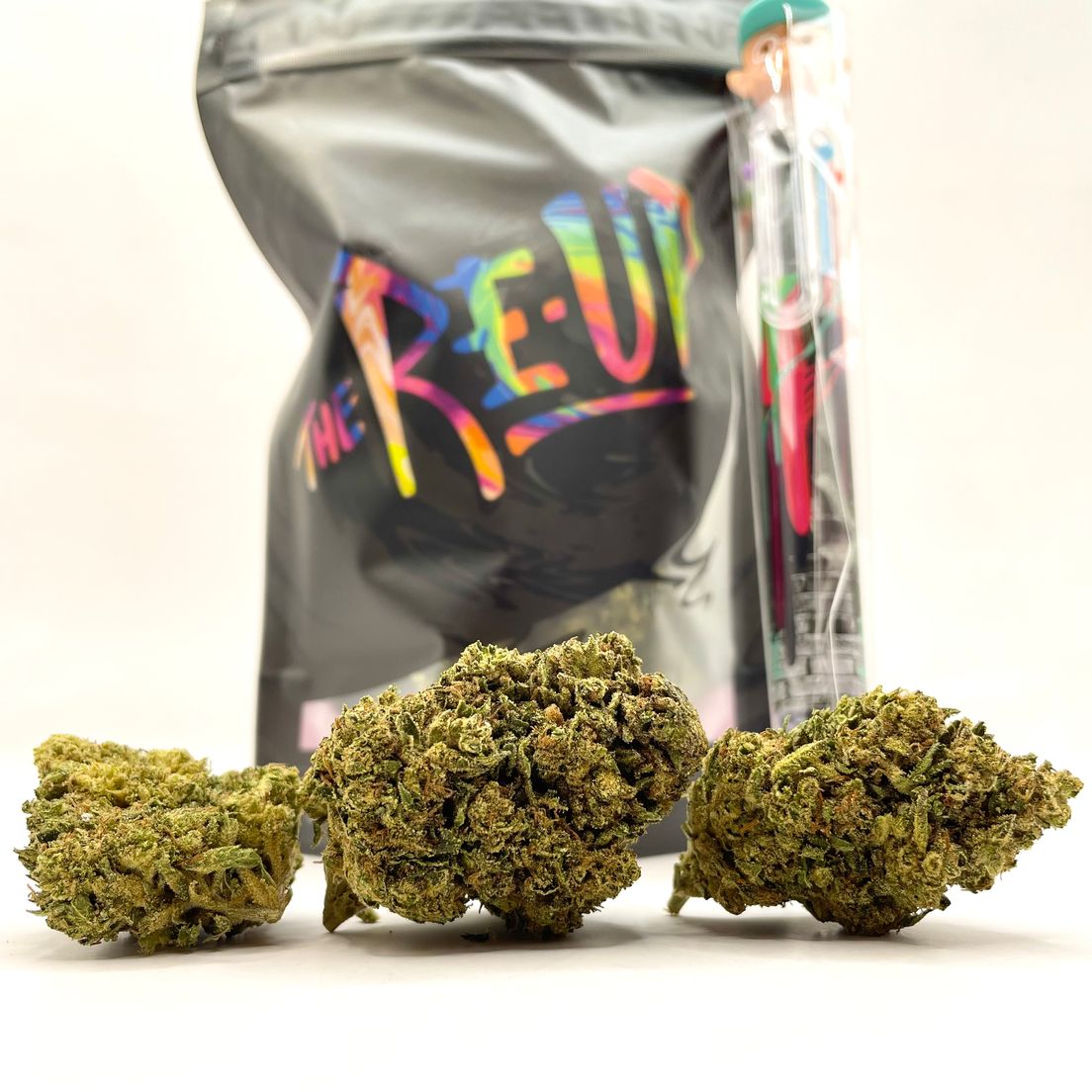 PRE-ORDER ONLY *Deal! $89 1 oz. Strawberry Cough (28.5%/Sativa) - The Re-Up + Multi-Color Writing Pen