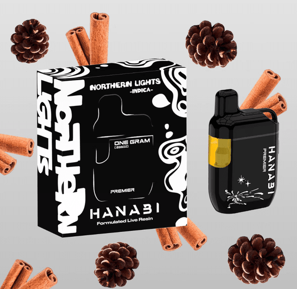 Hanabi Live Resin AIO Vape Northern Lights 1g