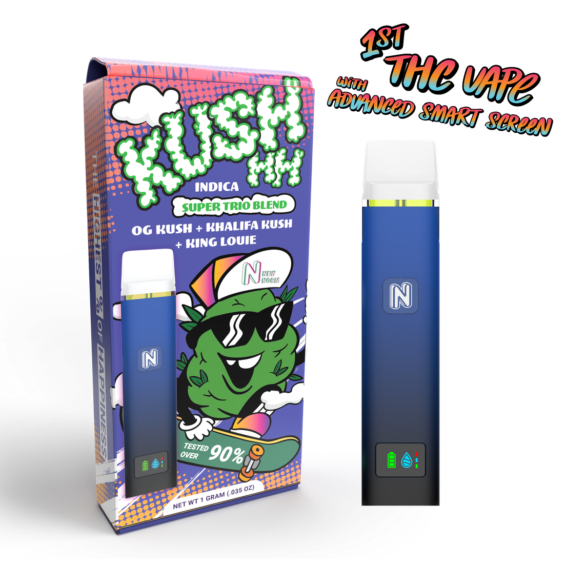 New Normal | AIO Vape | 1g | Trio Blend | Kushhh