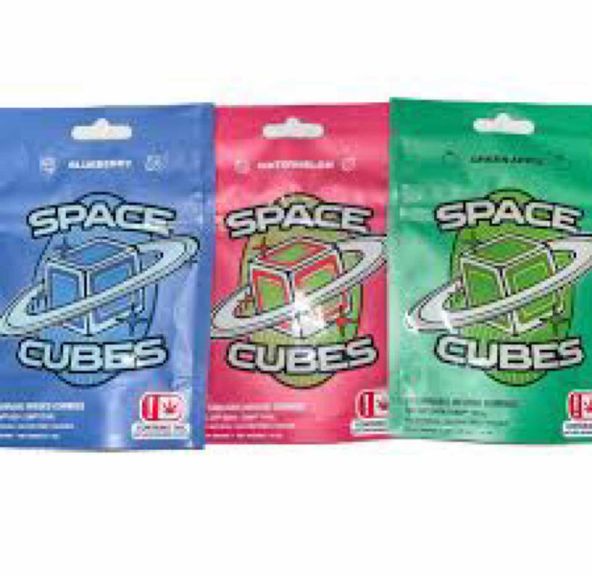Space Cubes - Gummies - 1000mg - Tangerine