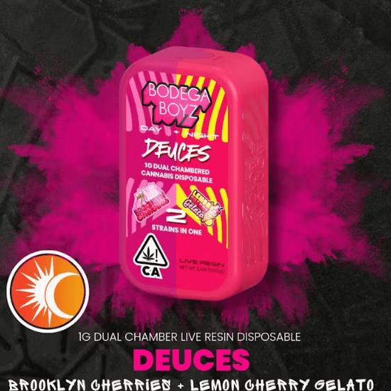 Deuces Brooklyn Cherries x Lemon Cherry Gelato Live Resin Vape