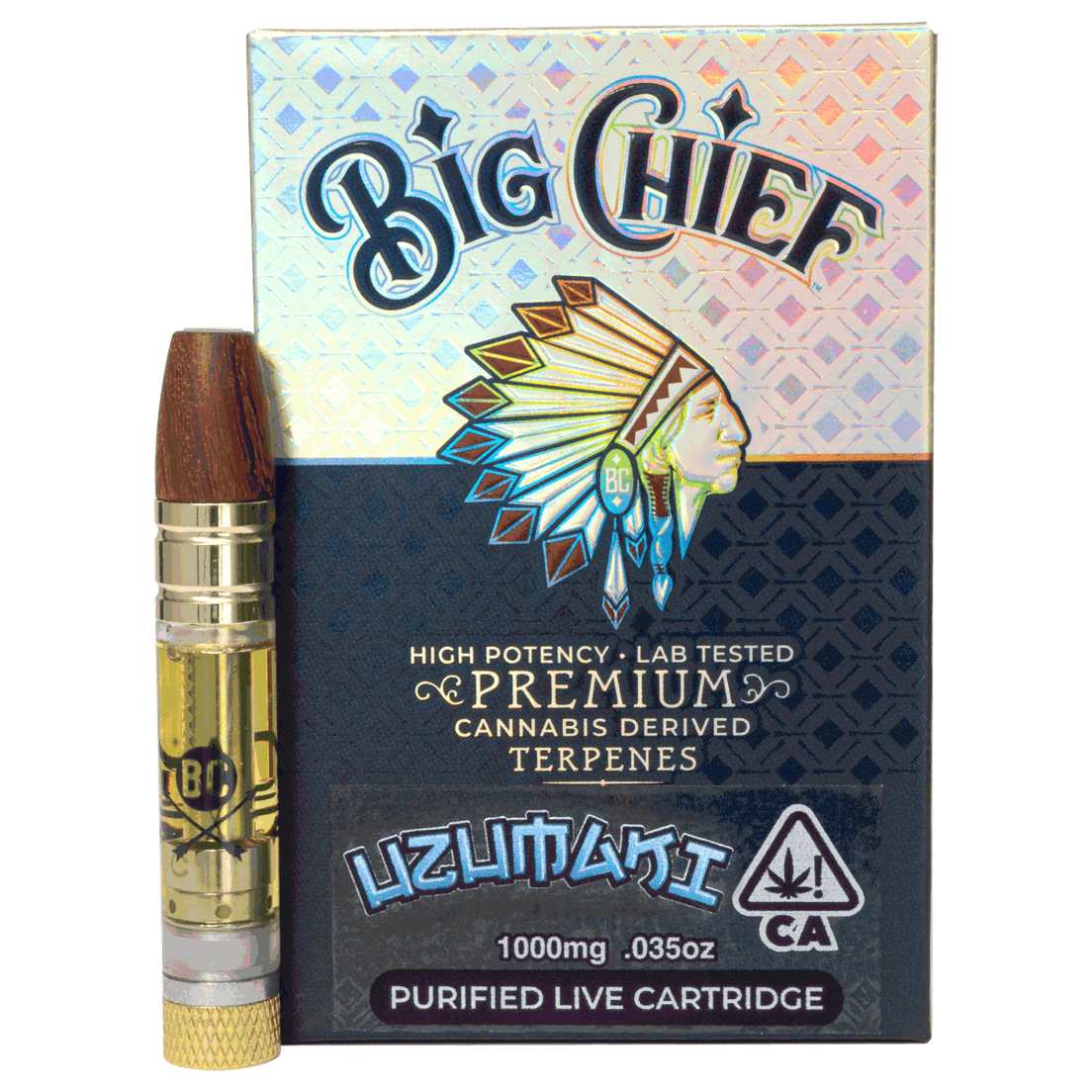 Big Chief CDT Cartridges 1G - Uzumaki