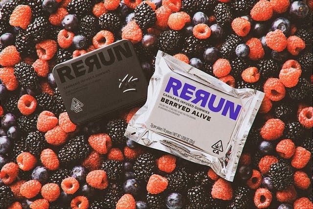 1. ReRun 100mg THC Gummies - Berryed Alive **SALE ITEM**