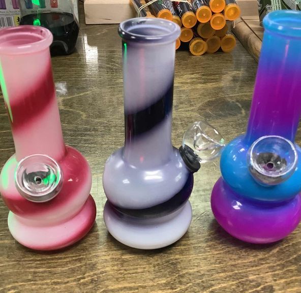 5” Mini bi-color water bongs