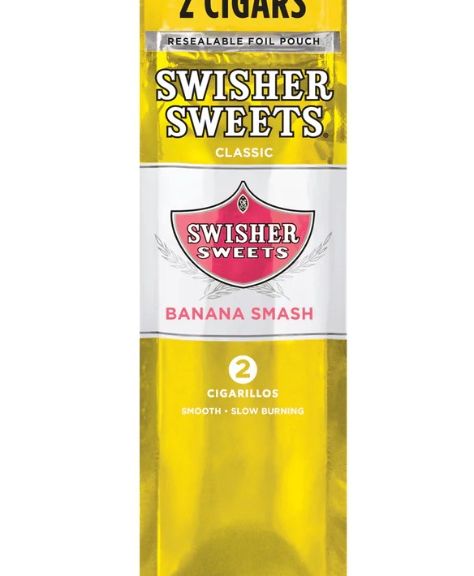 Banana Smash Swisher Sweets 2 Pack Cigarillos