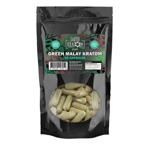 65ct Green Malay Kratom Capsules