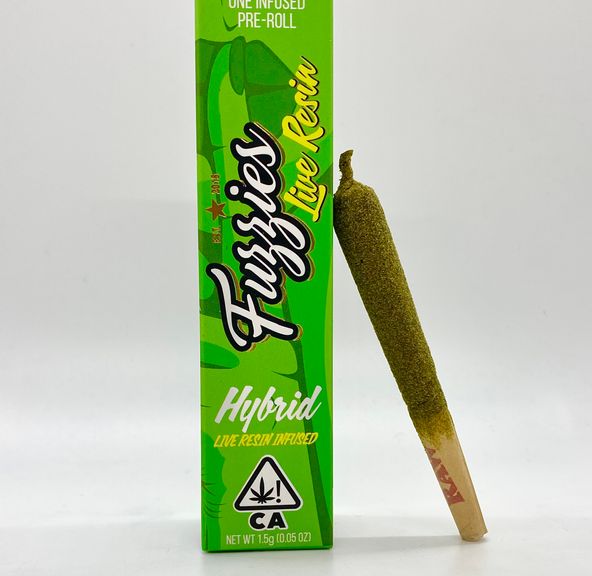 1.5g Gold Leaf (Hybrid) Live Resin Infused King Fuzzie Preroll - Sublime