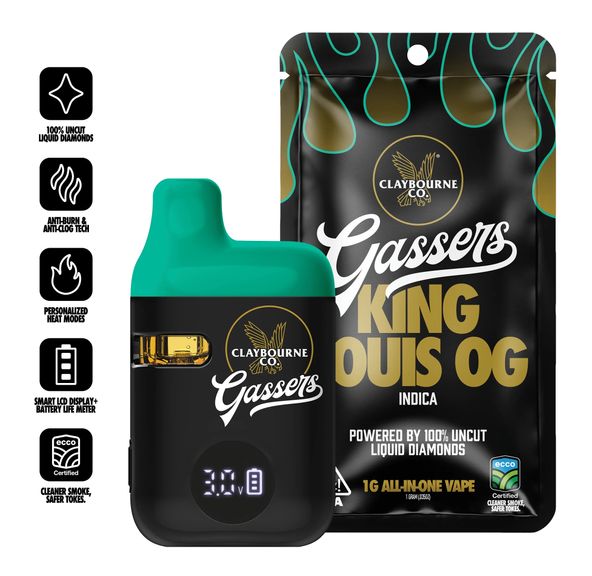 Claybourne Co.- King Louis OG Gassers AIO 1g (I)