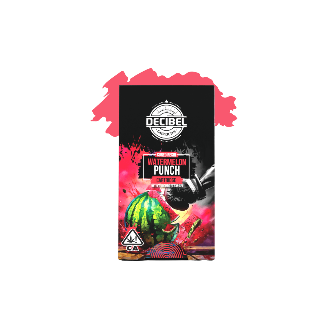 Decibel Gardens | Vape Cart | 1g | Cured Resin | Watermelon Punch