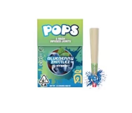 Dee - Blueberry Zkittles infused Preroll 5 Pack Pops .5g