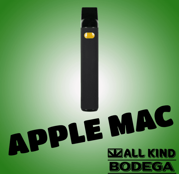 Apple Mac Disposable Live Rosin Cart .5g (@grassrootsmarijuana)