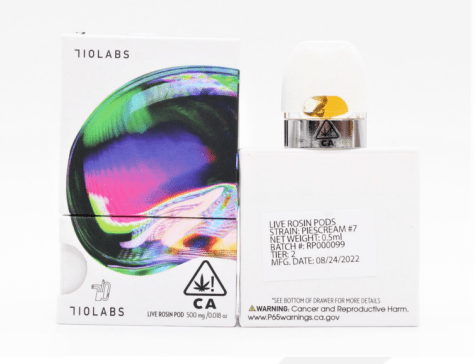 710 LABS-Piescream #7 Live Rosin Pod Tier 2 500 mg