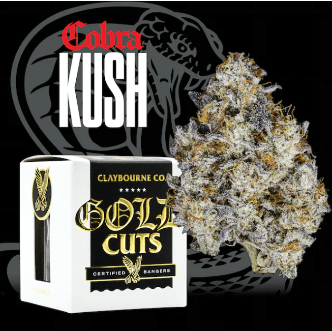 Claybourne Co. - Cobra Kush - Gold Cuts - 3.5g - Hybrid