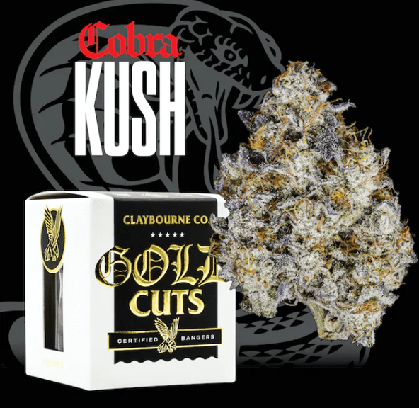 Claybourne Co. - Cobra Kush - Gold Cuts - 3.5g - Hybrid