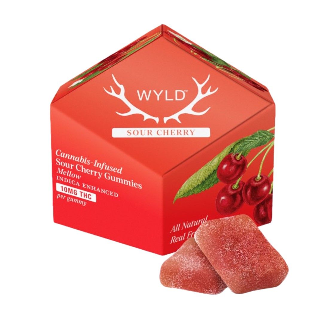 Wyld Fruit Chews Sour Cherry 100mg