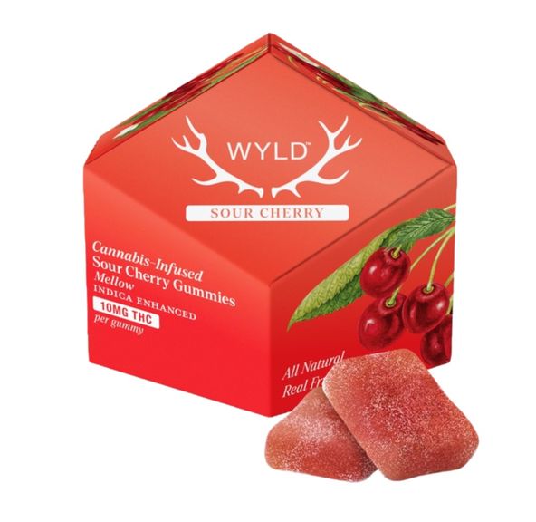 Wyld Fruit Chews Sour Cherry 100mg