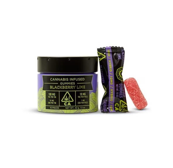 Live Resin Blackberry Lime Gummies