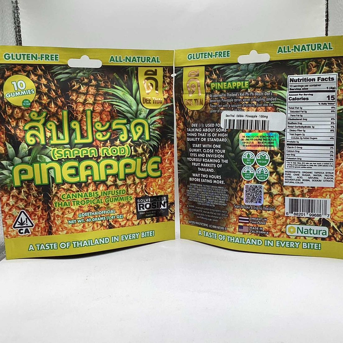 Dee Thai - Edible - Pineapple - 100mg