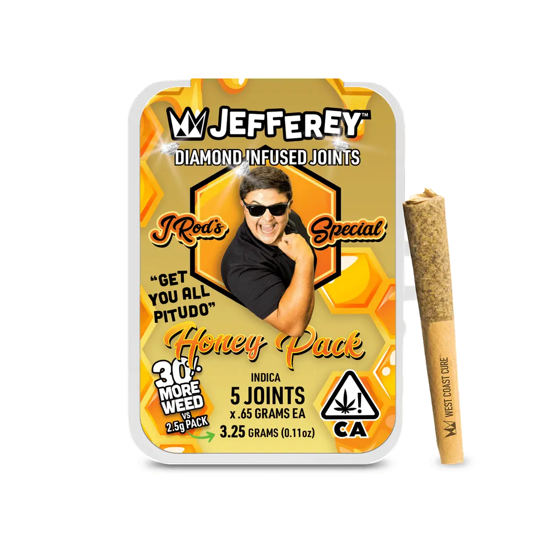 JROD Special Honey Pack Jefferey 5pk Infused Pre Rolls 3.25 g